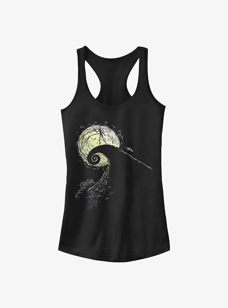 Disney The Nightmare Before Christmas Spiral Hill Jack Girls Tank