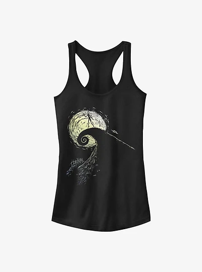 Disney The Nightmare Before Christmas Spiral Hill Jack Girls Tank