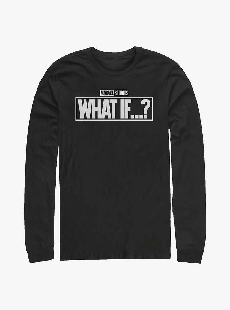 Marvel What If...? Logo Long-Sleeve T-Shirt