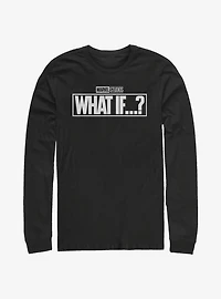 Marvel What If...? Logo Long-Sleeve T-Shirt