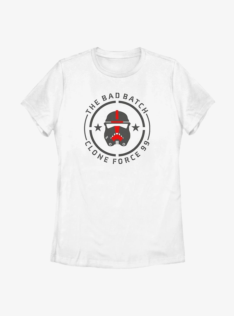 Star Wars: The Bad Batch BB Badge Clone Womens T-Shirt