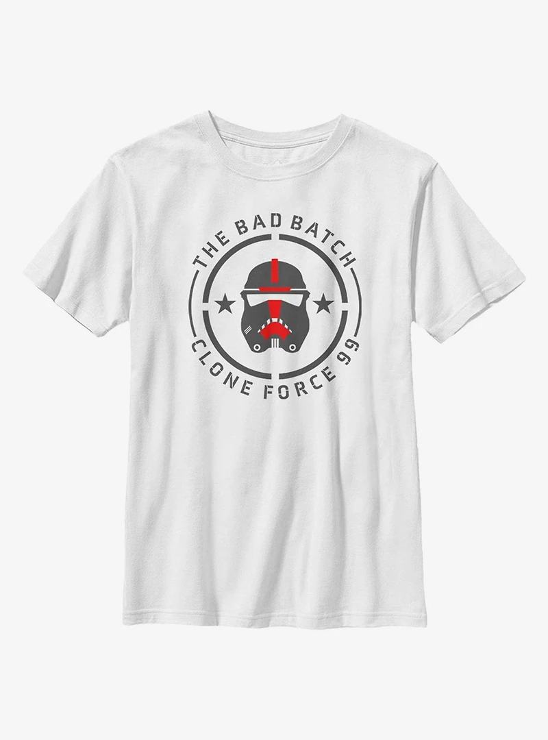 Star Wars: The Bad Batch BB Badge Clone Youth T-Shirt