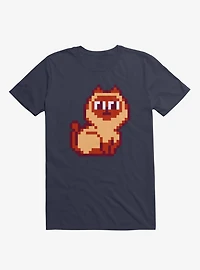 Siamese Cat Pixel Art T-Shirt
