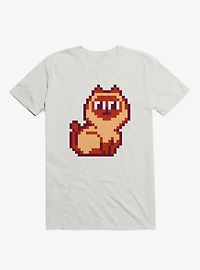 Siamese Cat Pixel Art T-Shirt