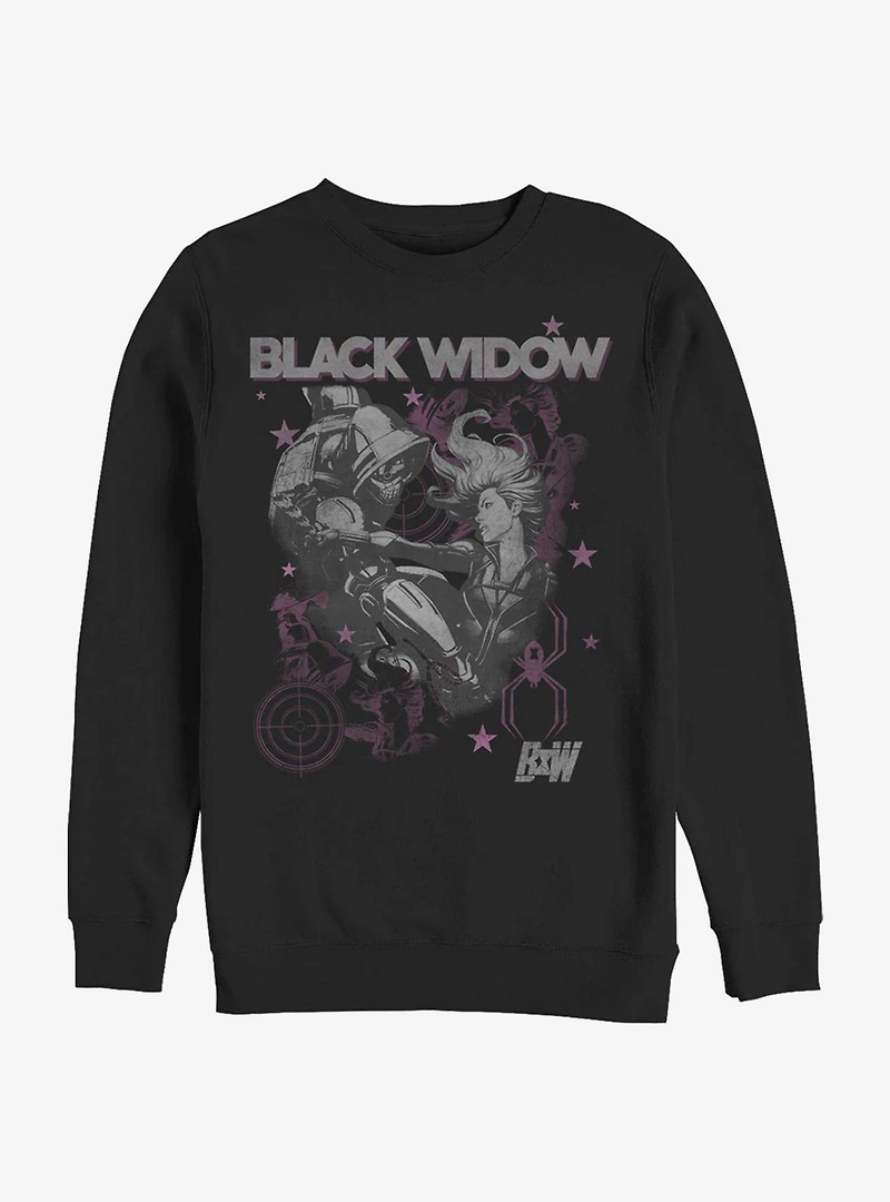 Marvel Black Widow Poster Sweatshirt