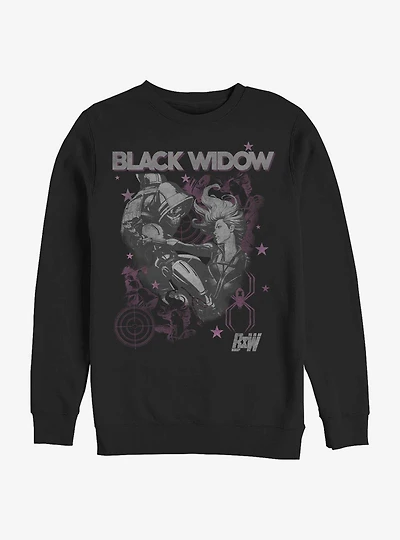 Marvel Black Widow Poster Sweatshirt