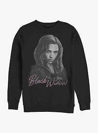 Marvel Black Widow Monochrome Sweatshirt