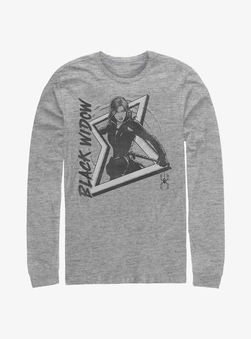 Marvel Black Widow Bite Long-Sleeve T-Shirt