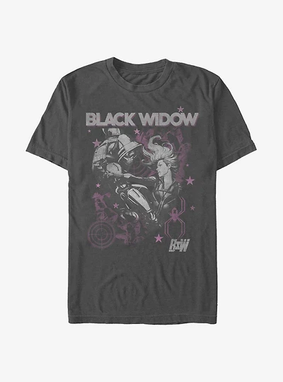 Marvel Black Widow Poster T-Shirt