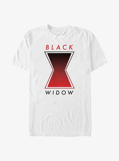 Marvel Black Widow Haftone Symbol T-Shirt