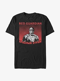 Marvel Black Widow Halftone Red Guardian T-Shirt