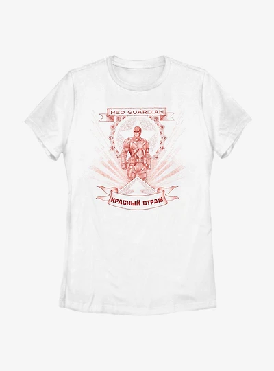 Marvel Black Widow Guardian Of Red Womens T-Shirt
