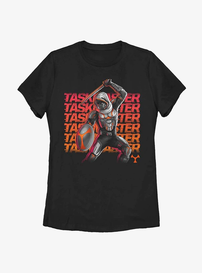 Marvel Black Widow Taskmaster Neon Womens T-Shirt