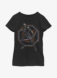 Marvel Black Widow Big Taskmaster Youth Girls T-Shirt