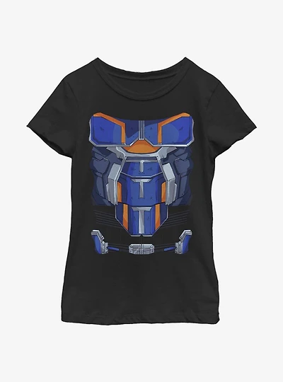 Marvel Black Widow Taskmaster Costume Youth Girls T-Shirt