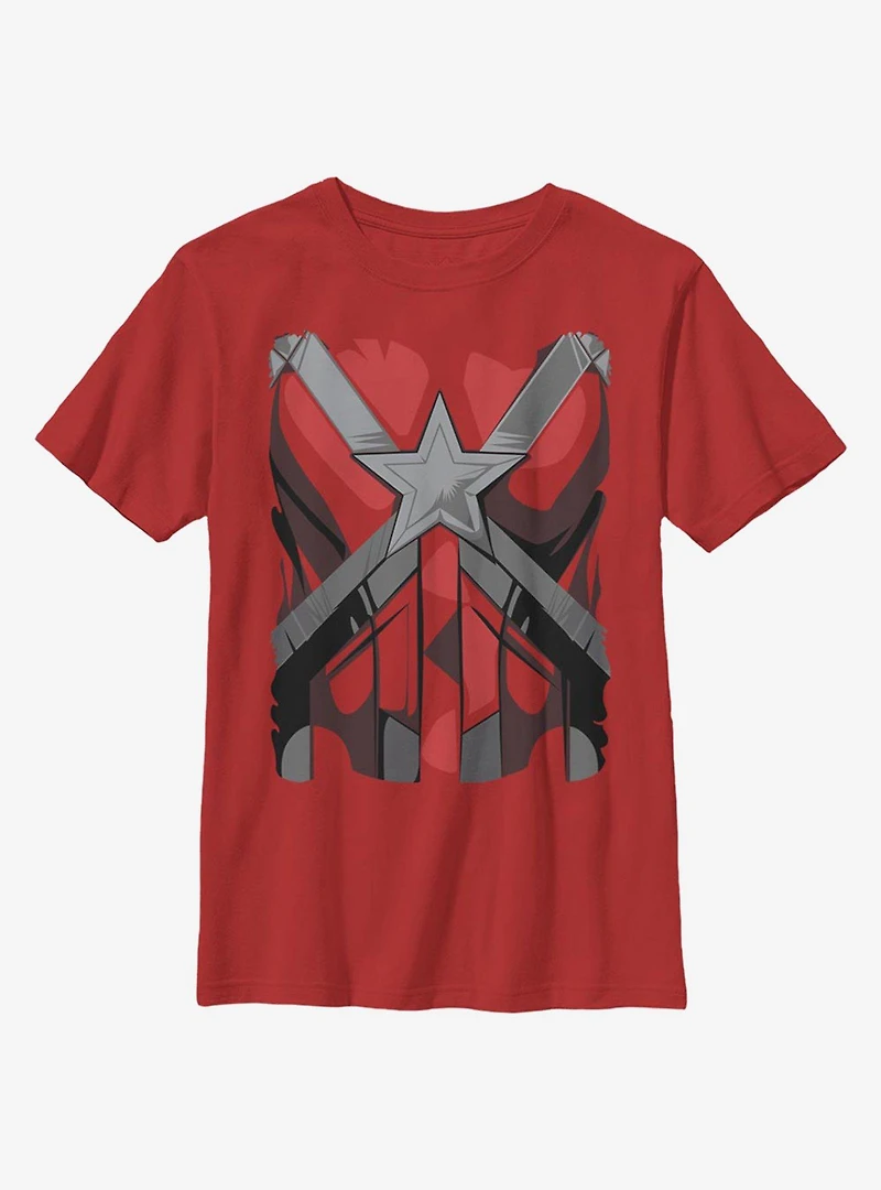 Marvel Black Widow Red Guardian Costume Youth T-Shirt