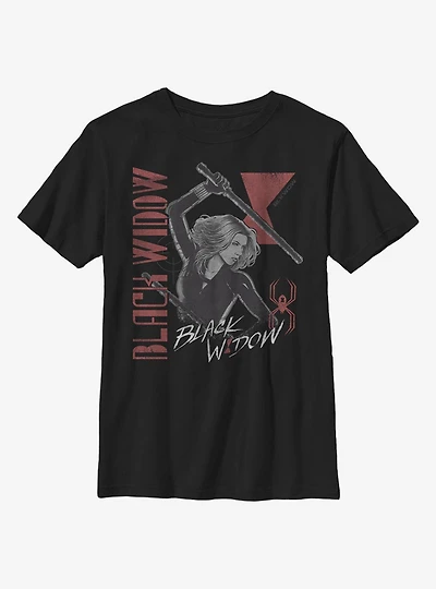 Marvel Black Widow Retro Youth T-Shirt