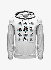 Super Mario Kart Silhouettes Hoodie