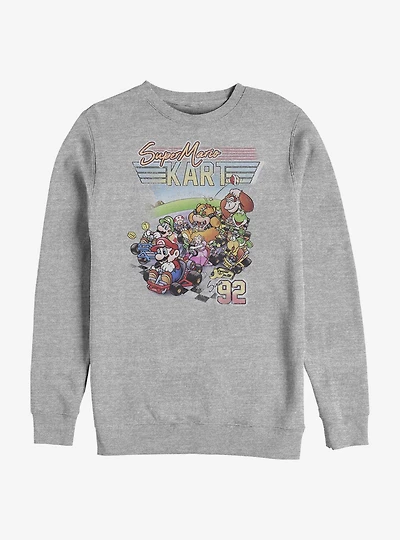Super Mario Kart Nineties Crew Sweatshirt