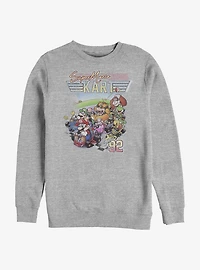 Super Mario Kart Nineties Crew Sweatshirt
