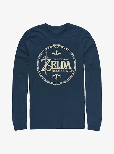 The Legend Of Zelda Wild Logo Long-Sleeve T-Shirt