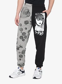 Junji Ito Uzumaki Split Leg Girls Sweatpants