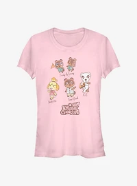 Animal Crossing Character Textbook Girls T-Shirt