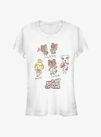 Animal Crossing Character Textbook Girls T-Shirt