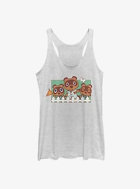 Animal Crossing Nook Family Girls Tank