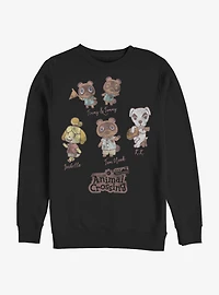 Animal Crossing Character Textbook Crew Sweatshirt