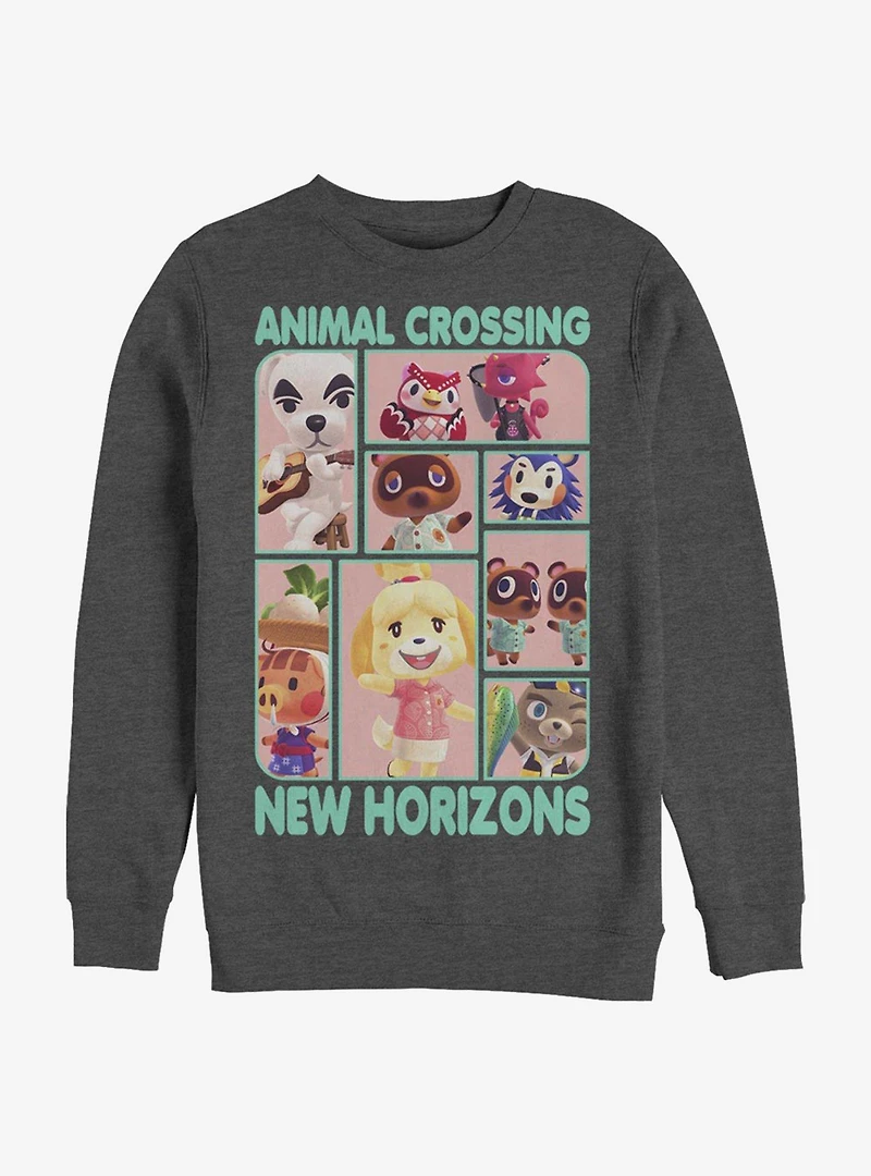 Animal Crossing New Horizons Box Up Crew Sweatshirt