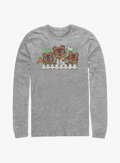 Animal Crossing Nook Family Long-Sleeve T-Shirt