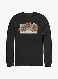 Animal Crossing Nook Family Long-Sleeve T-Shirt