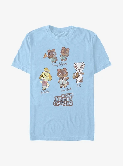 Animal Crossing Character Textbook T-Shirt