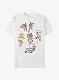 Animal Crossing Character Textbook T-Shirt