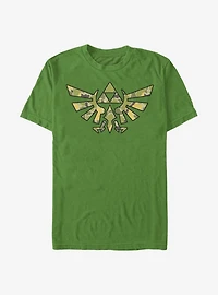 The Legend Of Zelda Camo Crest T-Shirt
