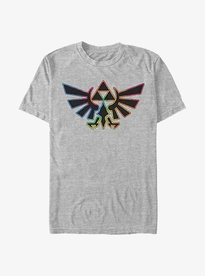 The Legend Of Zelda Tie Dye Outline T-Shirt