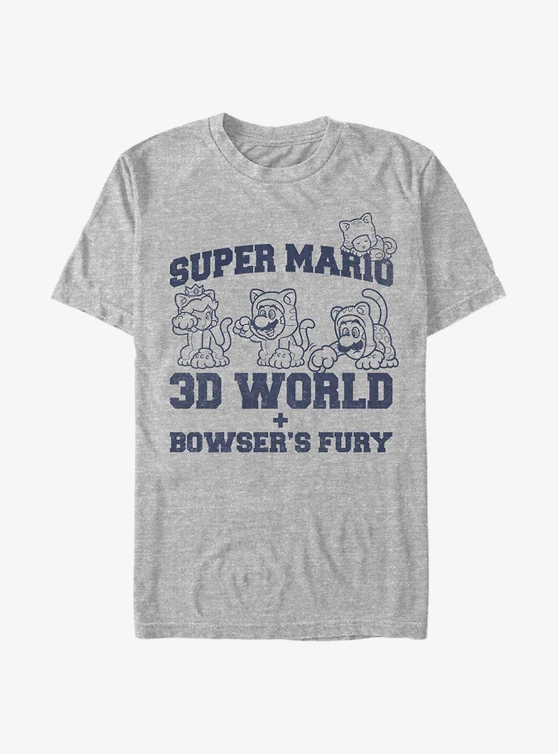 Super Mario 3D World Collegiate T-Shirt