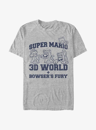 Super Mario 3D World Collegiate T-Shirt