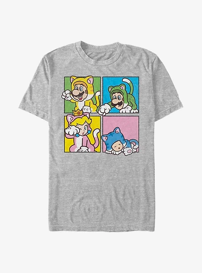 Super Mario 4 Character Boxup T-Shirt