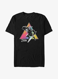 The Legend Of Zelda Tie Dye Link Silhouette T-Shirt