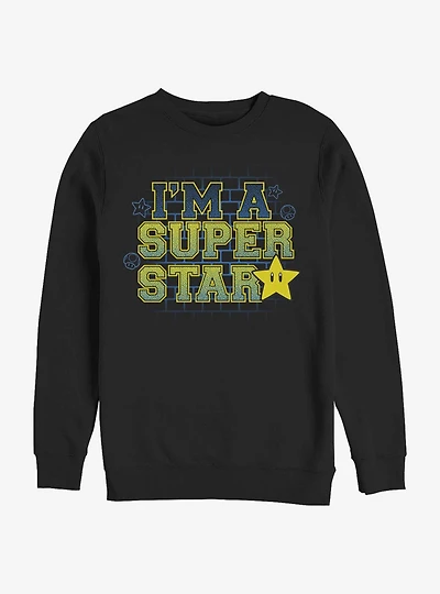 Nintendo Super Mario Star Sweatshirt