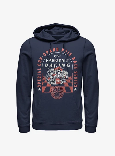 Nintendo Super Mario Checkered Grand Prix Hoodie
