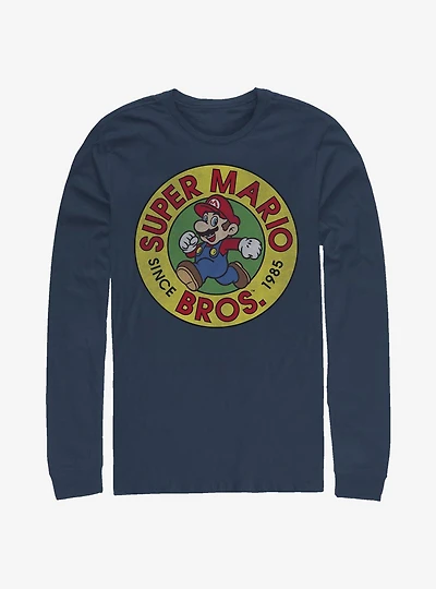 Nintendo Super Mario Side Run Long-Sleeve T-Shirt