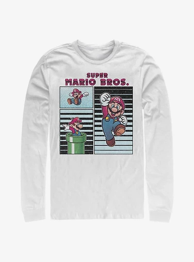 Nintendo Super Mario Freeze Frames Long-Sleeve T-Shirt