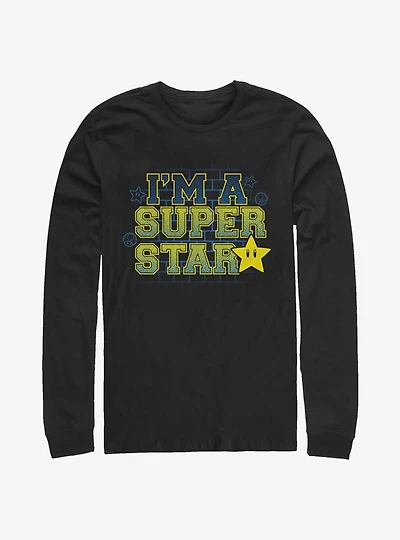 Nintendo Super Mario Star Long-Sleeve T-Shirt
