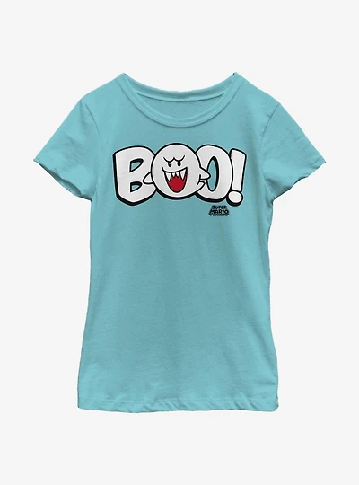 Nintendo Super Mario Boo Youth Girls T-Shirt
