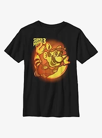 Nintendo Super Mario Pumpkin Logo Youth T-Shirt