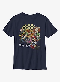 Nintendo Super Mario Checkered Kartin' Youth T-Shirt
