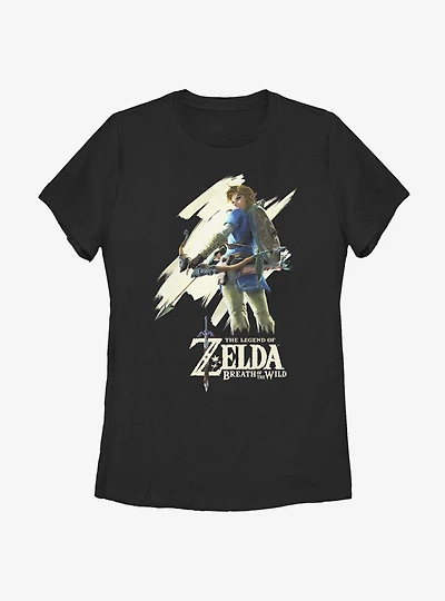 Nintendo The Legend Of Zelda Basic Breath Womens T-Shirt